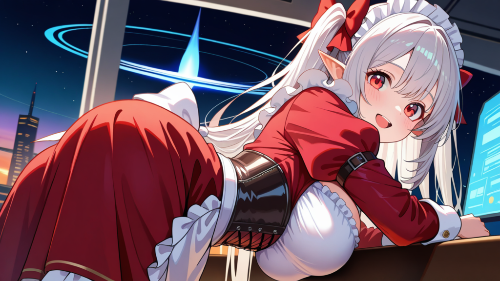 メイドと未来のバーで