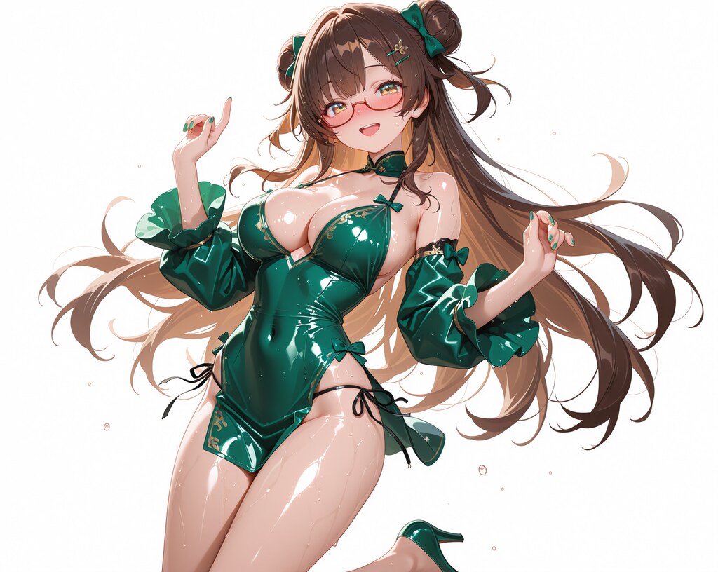 お団子頭の娘♪