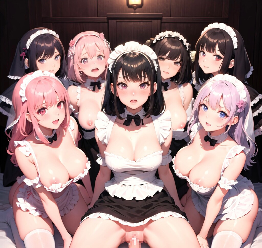 【今日のハーレム】ハーレム着衣セックス（呪文あり）【Girl On Top】