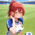 女子サッカー選手 2枚目