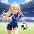 女子サッカー選手 5枚目