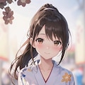 パーカーと浴衣 2枚目