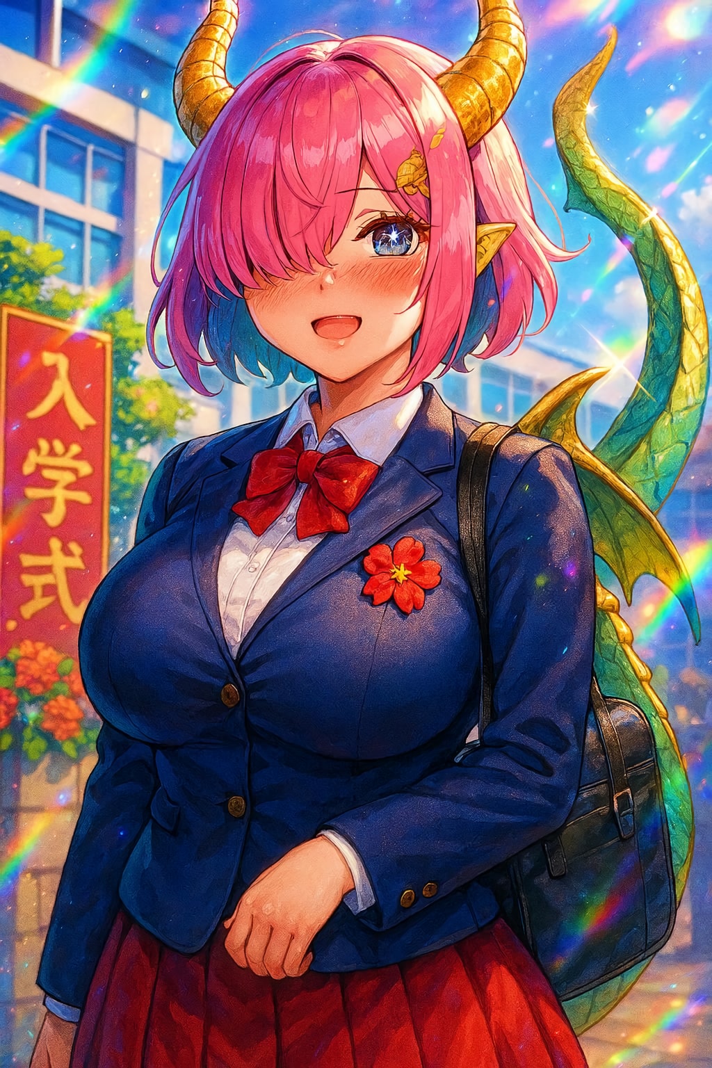 異世界から転移してきた系ヒロイン【ちちぷい学園入学式】