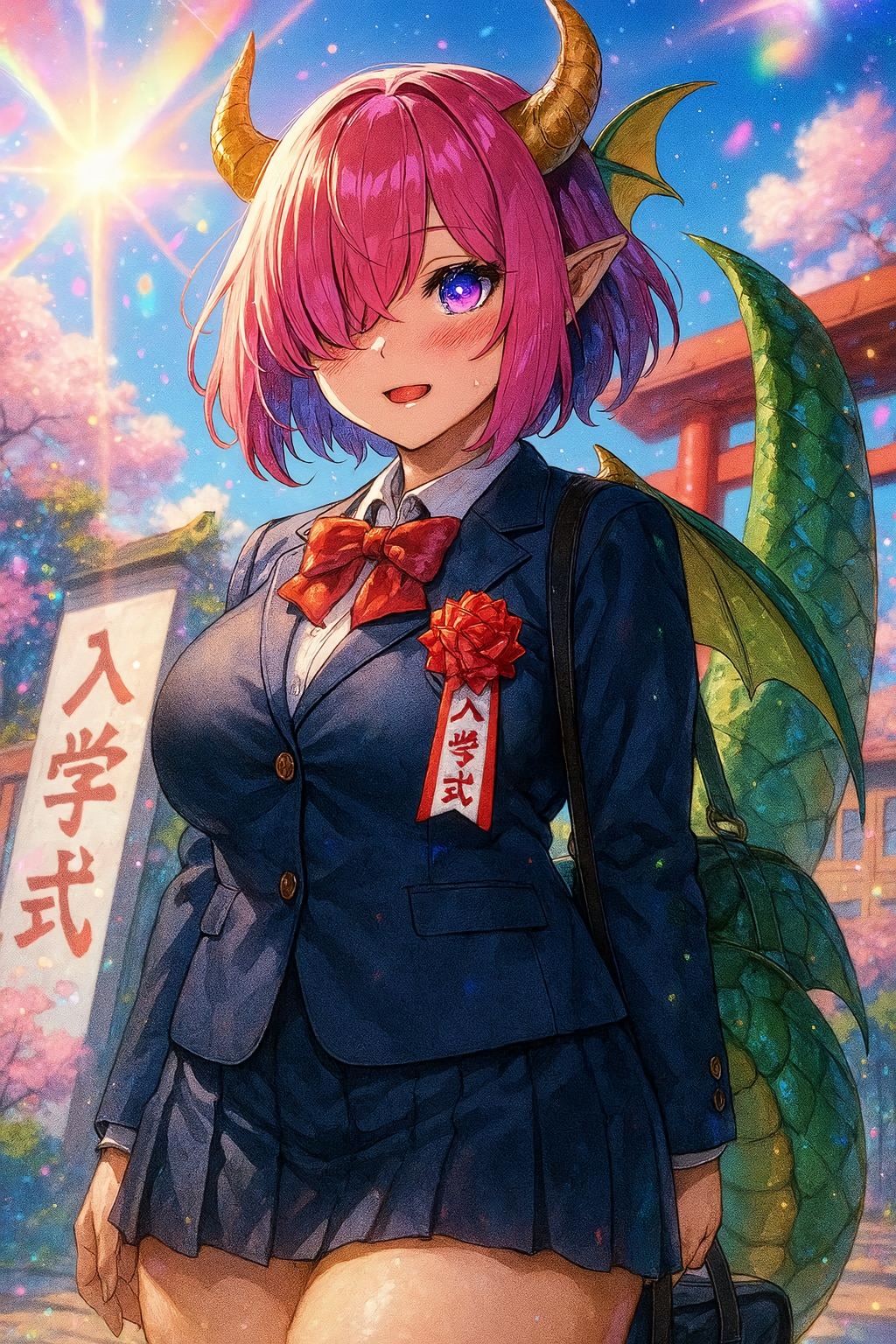 異世界から転移してきた系ヒロイン【ちちぷい学園入学式】