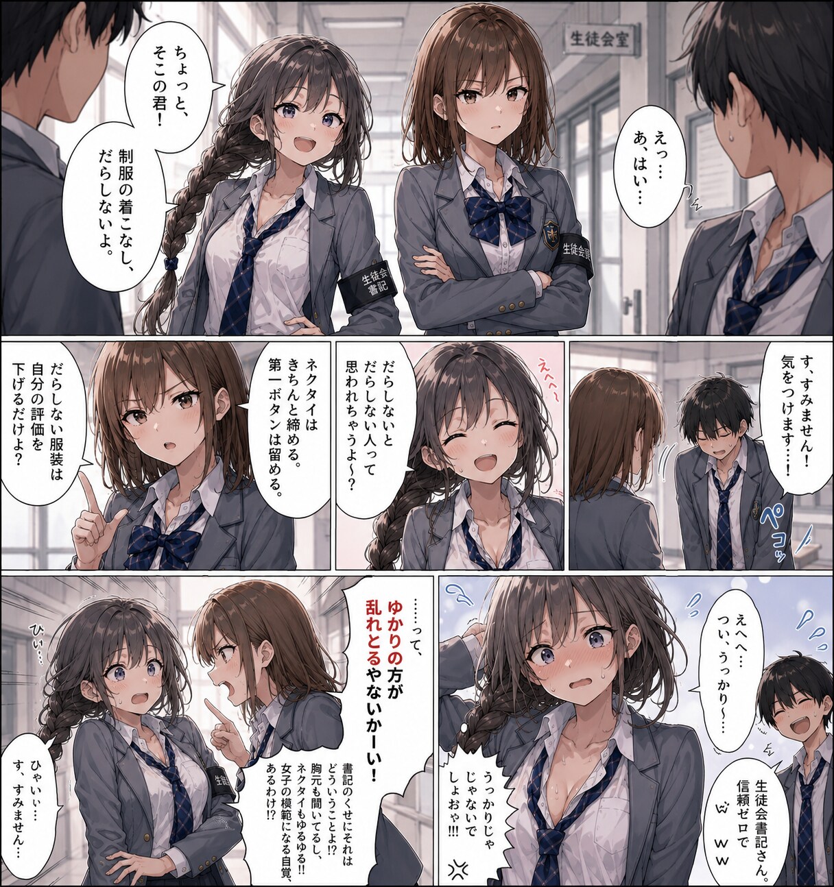 さやかとゆかりの重め生徒会