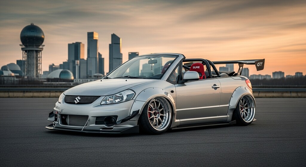 SX-4オープンカーのドリ車