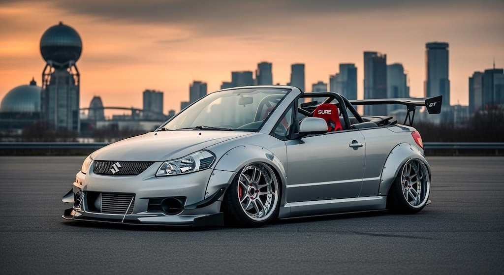 SX-4オープンカーのドリ車