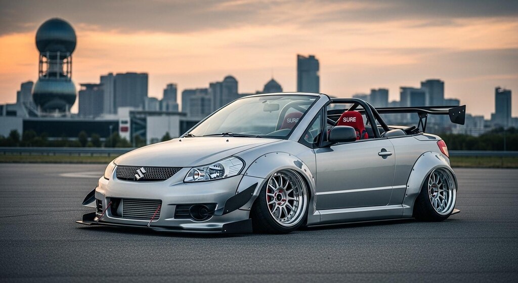 SX-4オープンカーのドリ車