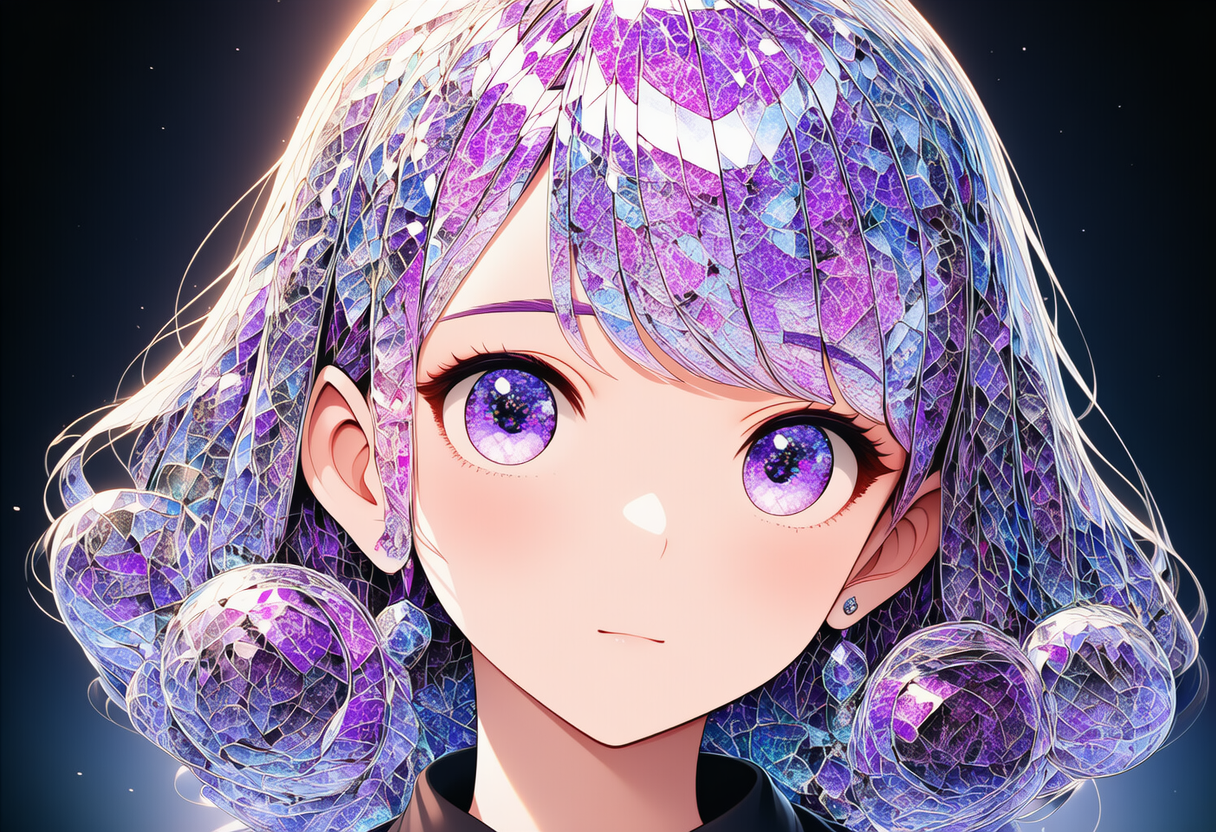 glass hair | の人気AIイラスト・グラビア