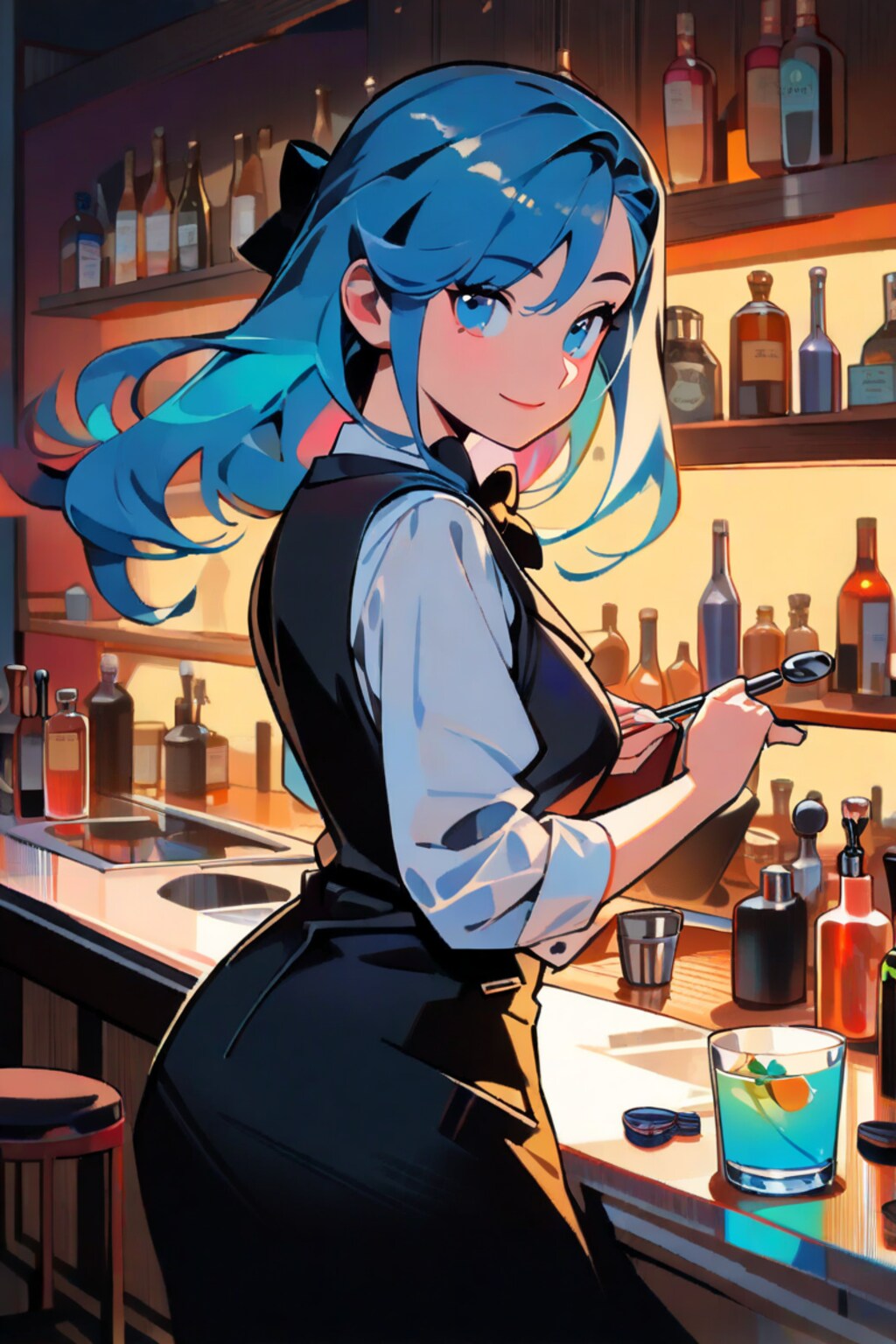 ブルー・ブリス・バーテンダー