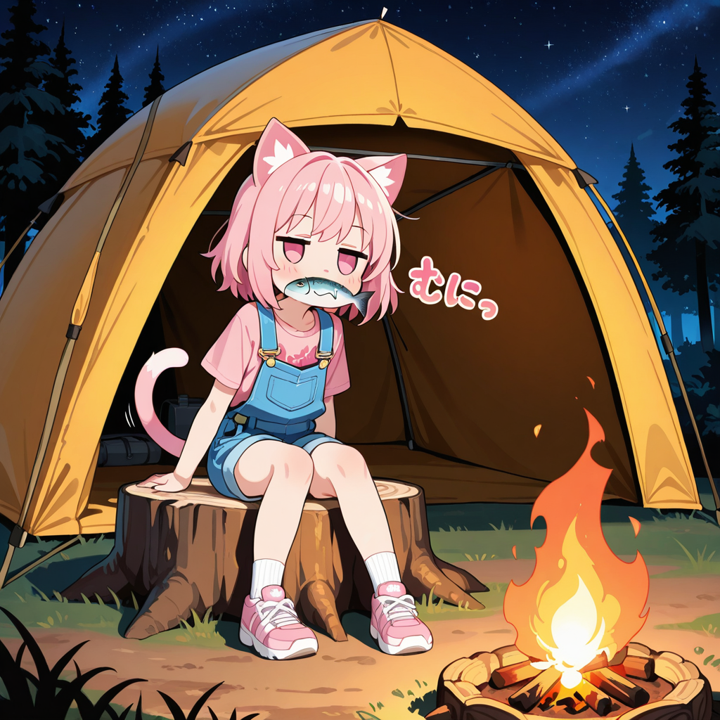 キャンプ飯はにゃまざかにゃ！！