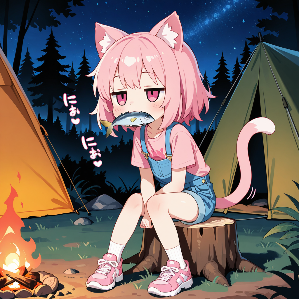 キャンプ飯はにゃまざかにゃ！！