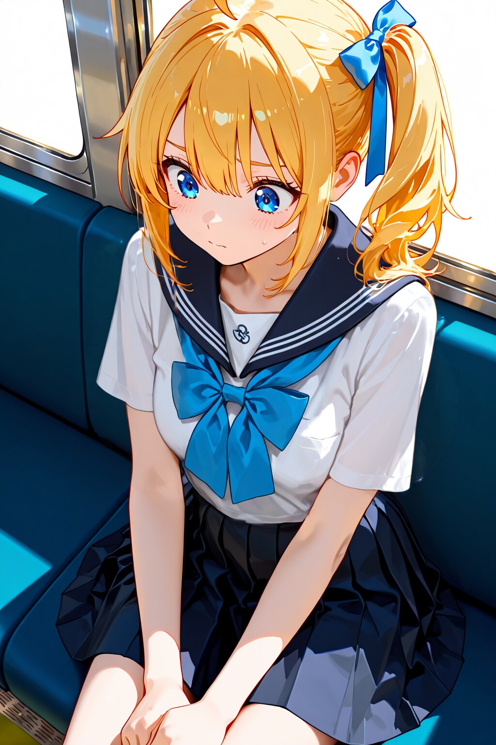 金髪少女痴漢被害②
