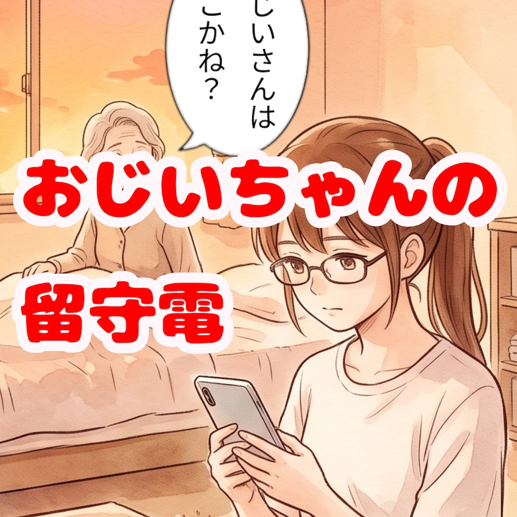 おじいちゃんの留守電　★AI併用作品★