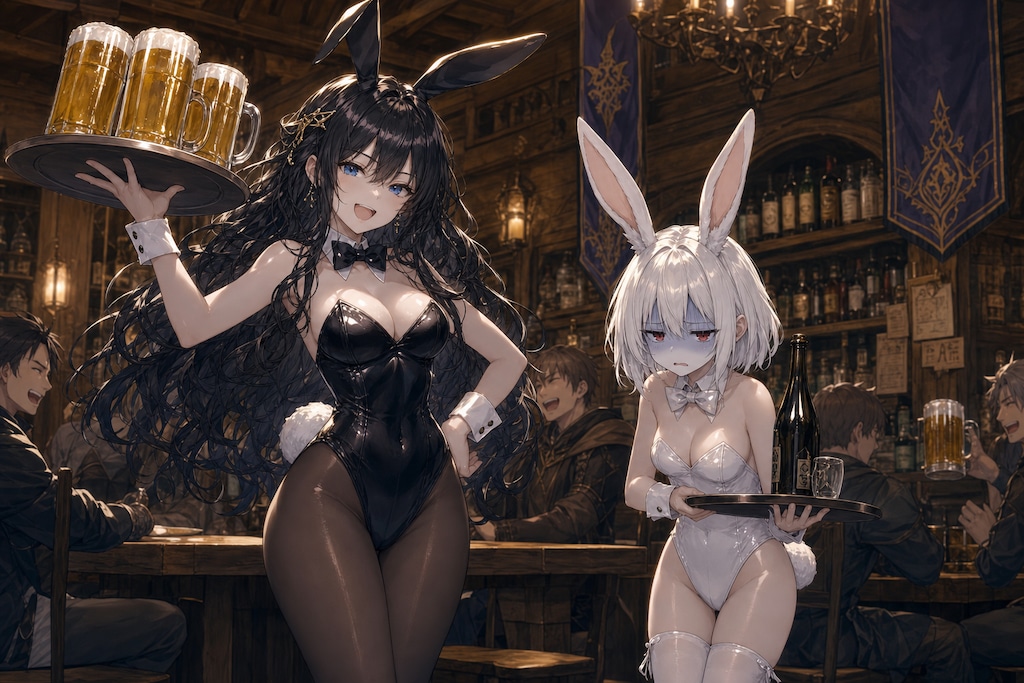 路銀稼ぎ（酒場バニーガール編）