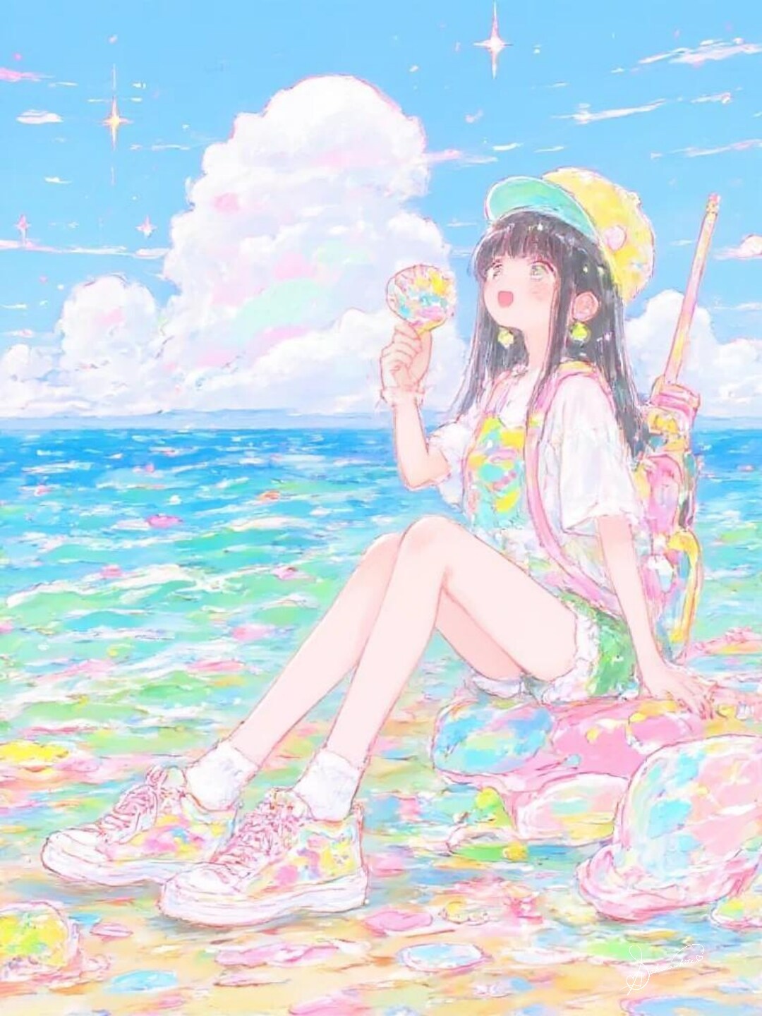 夜光貝 | の人気AIイラスト・グラビア