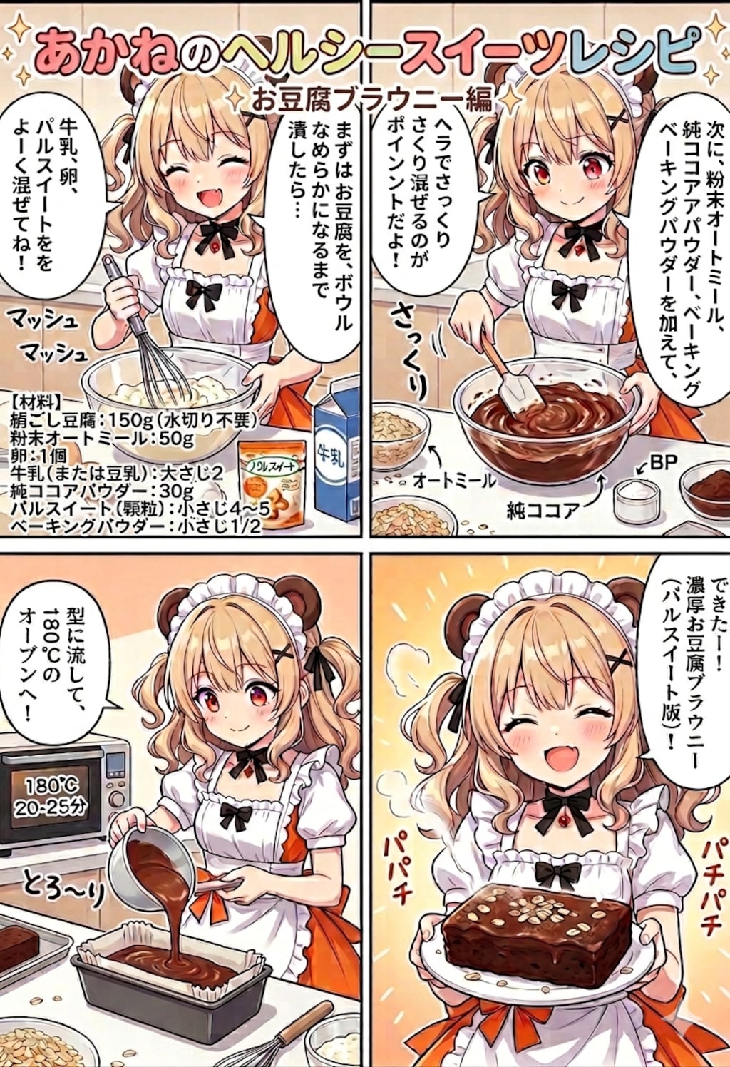 あかねのヘルシースイーツレシピ