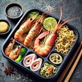 黒箱海鮮麺弁当 2枚目