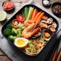 黒箱海鮮麺弁当 5枚目