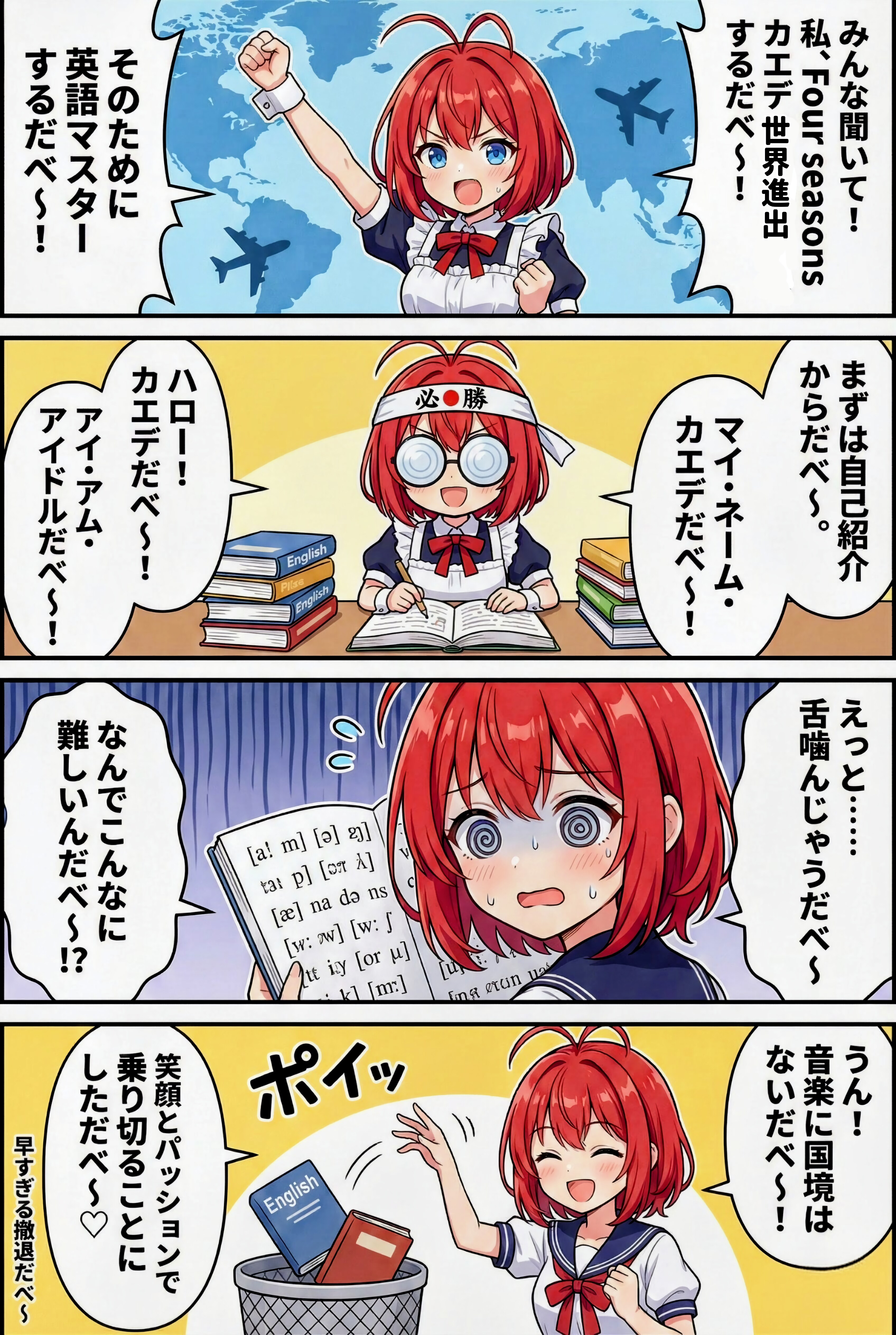 マイペースだよカエデちゃん〜世界進出だべ？編