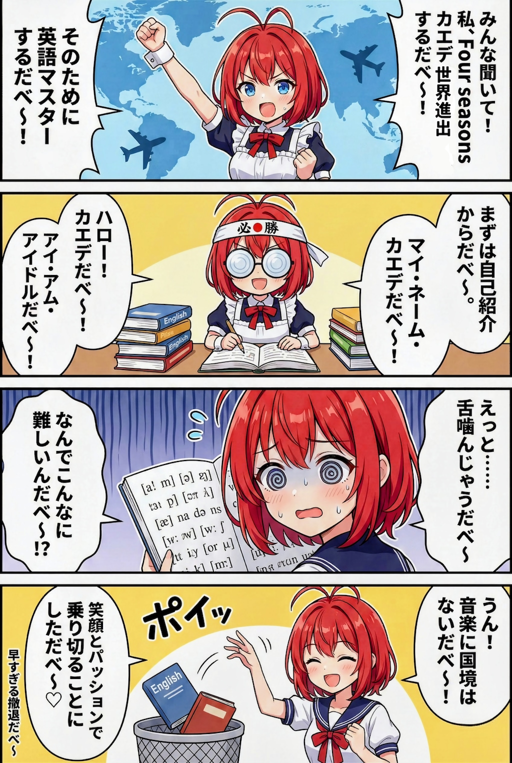 マイペースだよカエデちゃん〜世界進出だべ？編