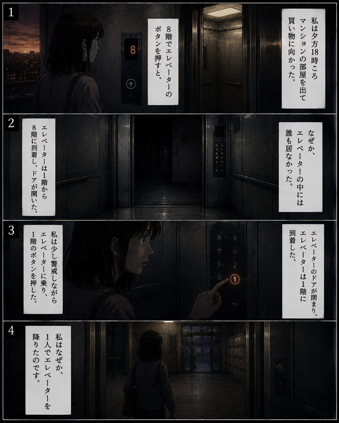 怪談風漫画