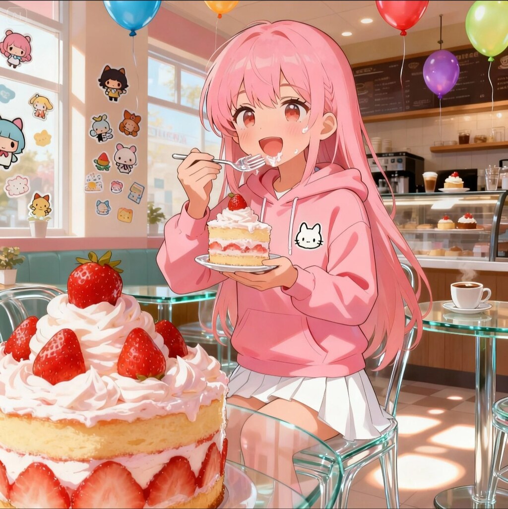 大きいケーキ🍓