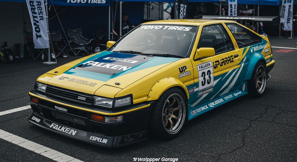 AE86のドリ車