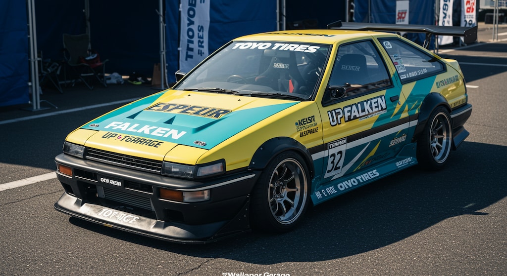 AE86のドリ車