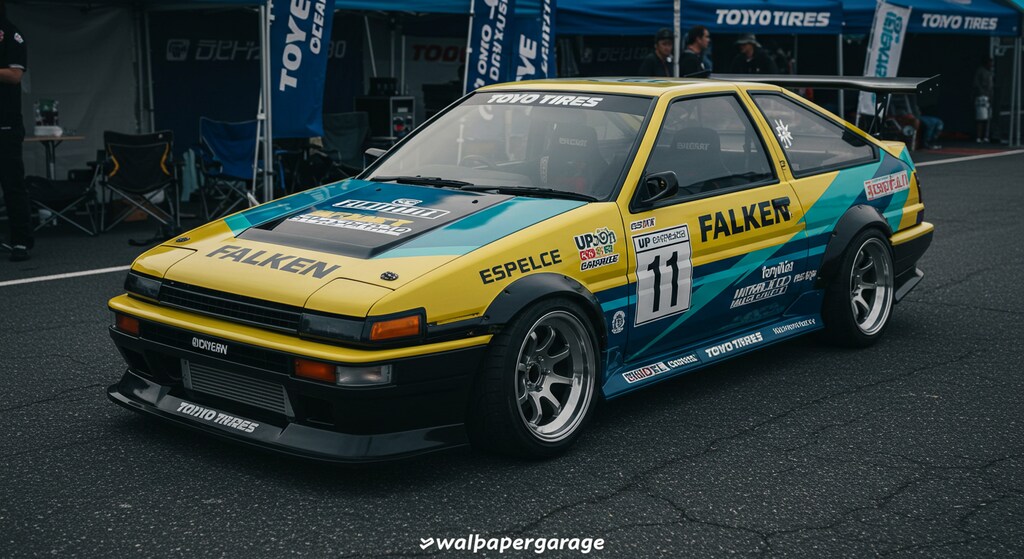 AE86のドリ車