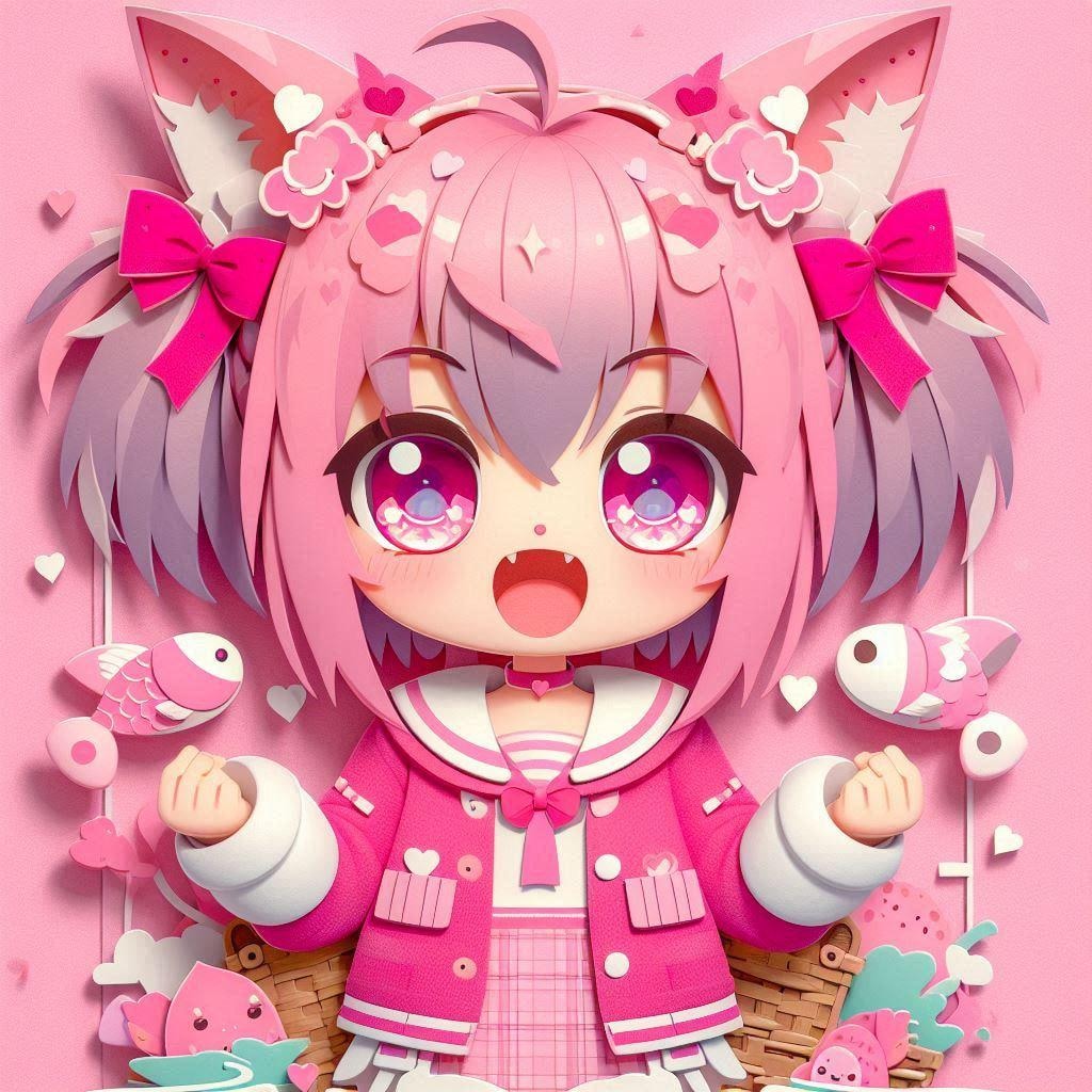 ペーパーアートねこ