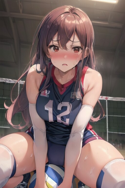 女子バレー部員