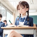 学校でオナニー♡制服女子 2枚目