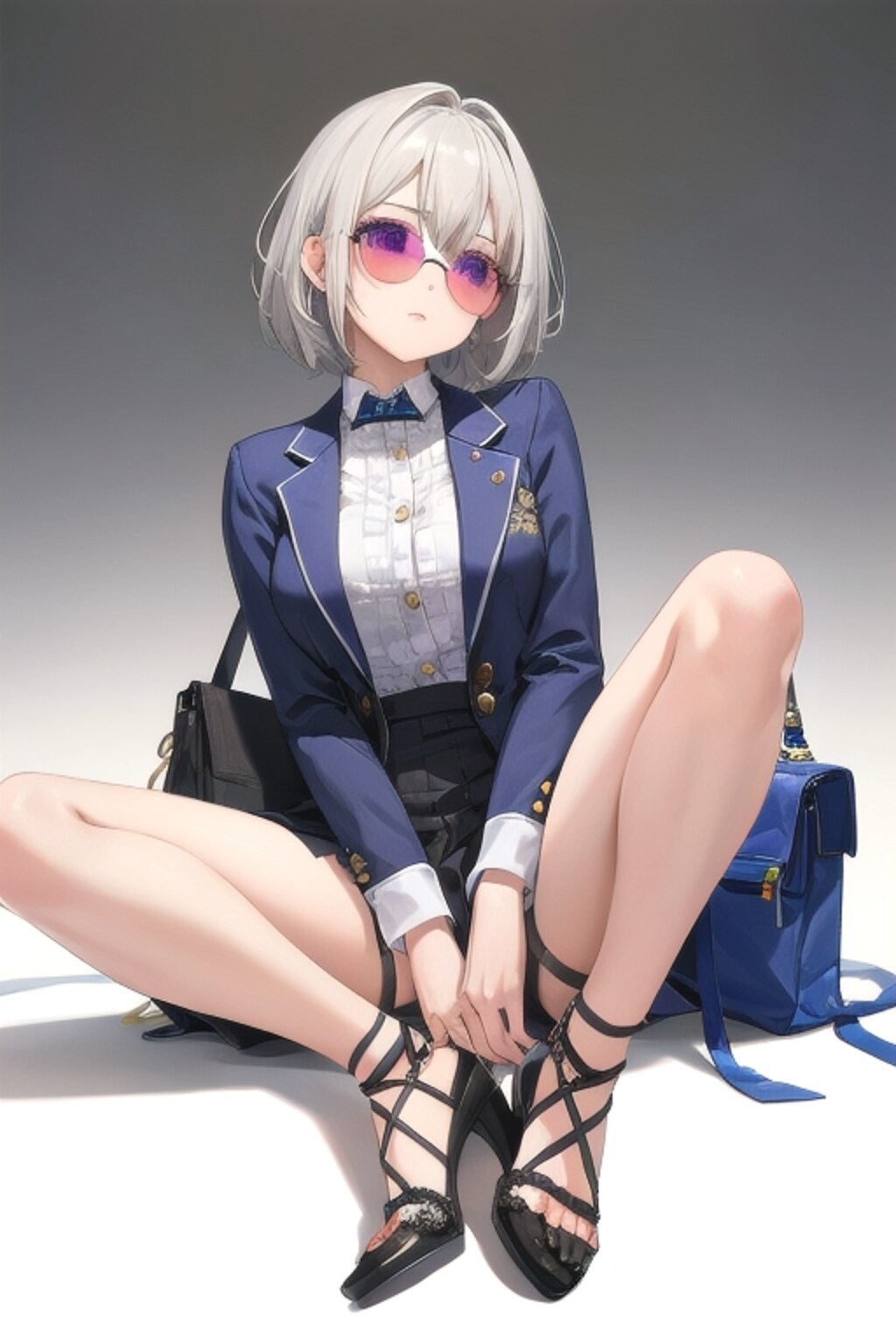 グラサン姿の弊社キャラクター【けい あいな】