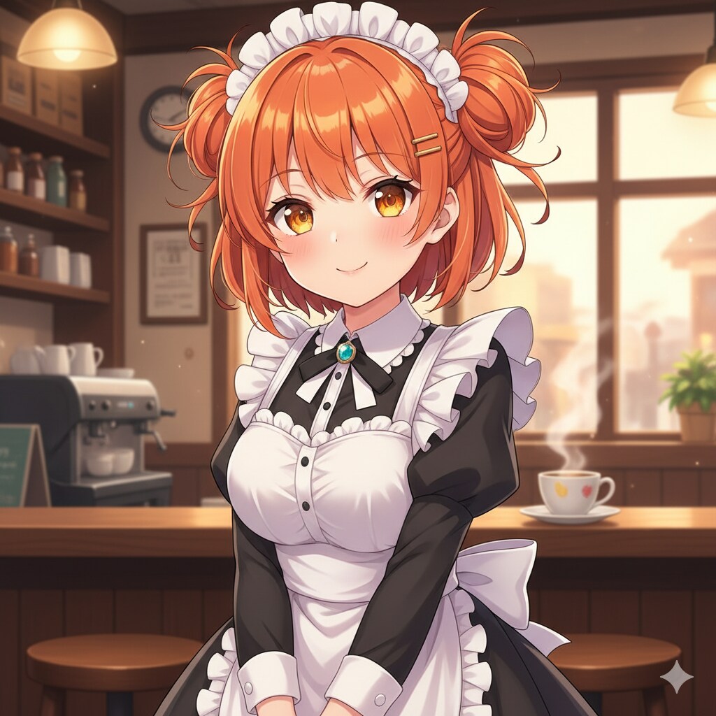 陽だまりカフェの笑顔 | の人気AIイラスト・グラビア