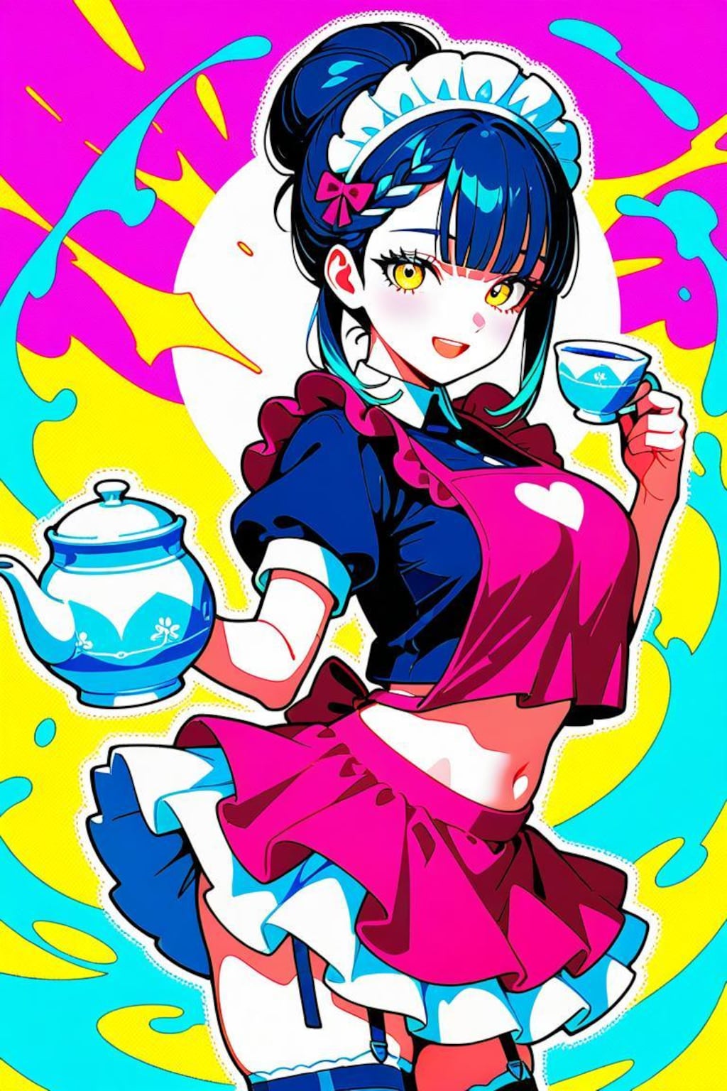 お茶淹れメイド