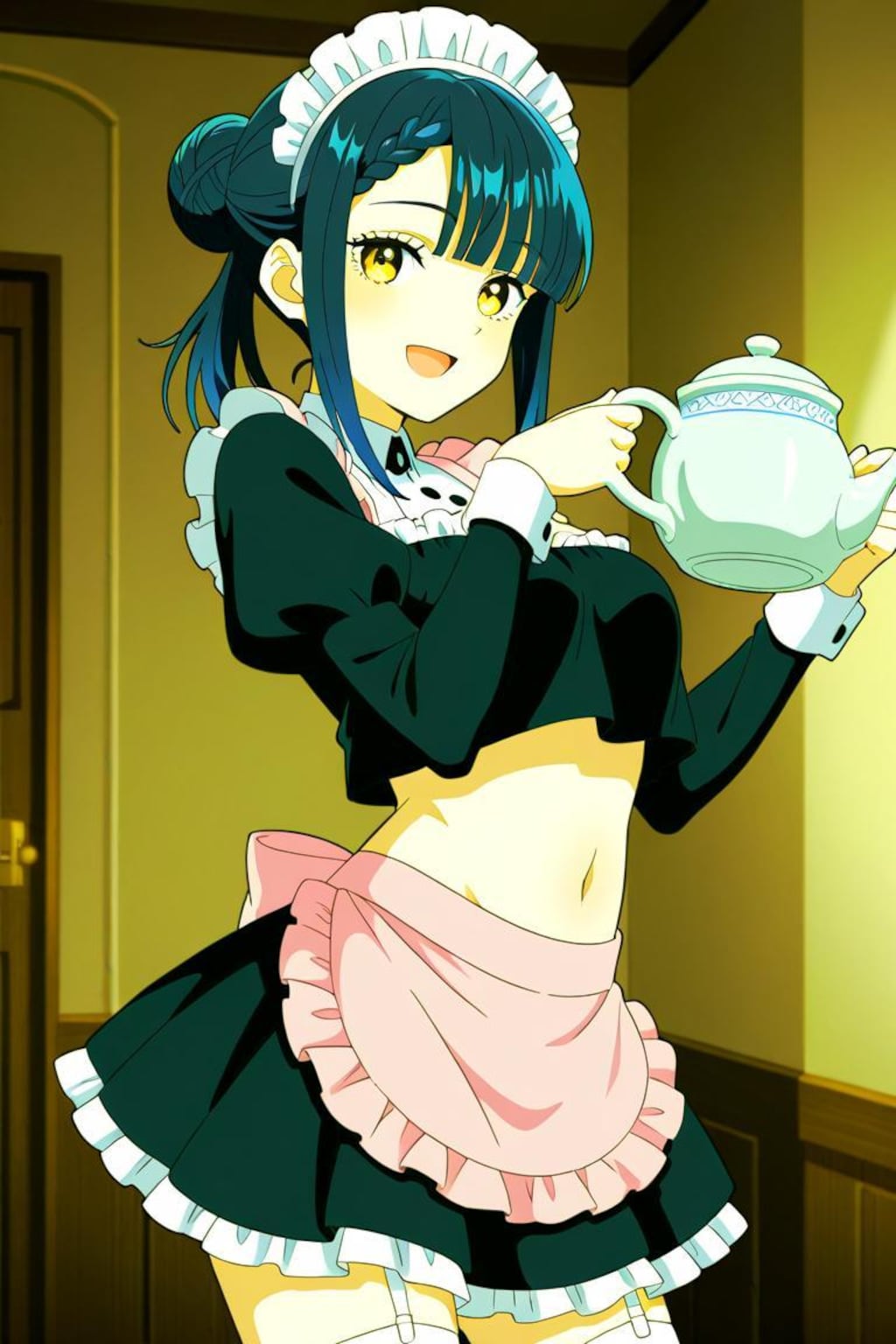 お茶淹れメイド