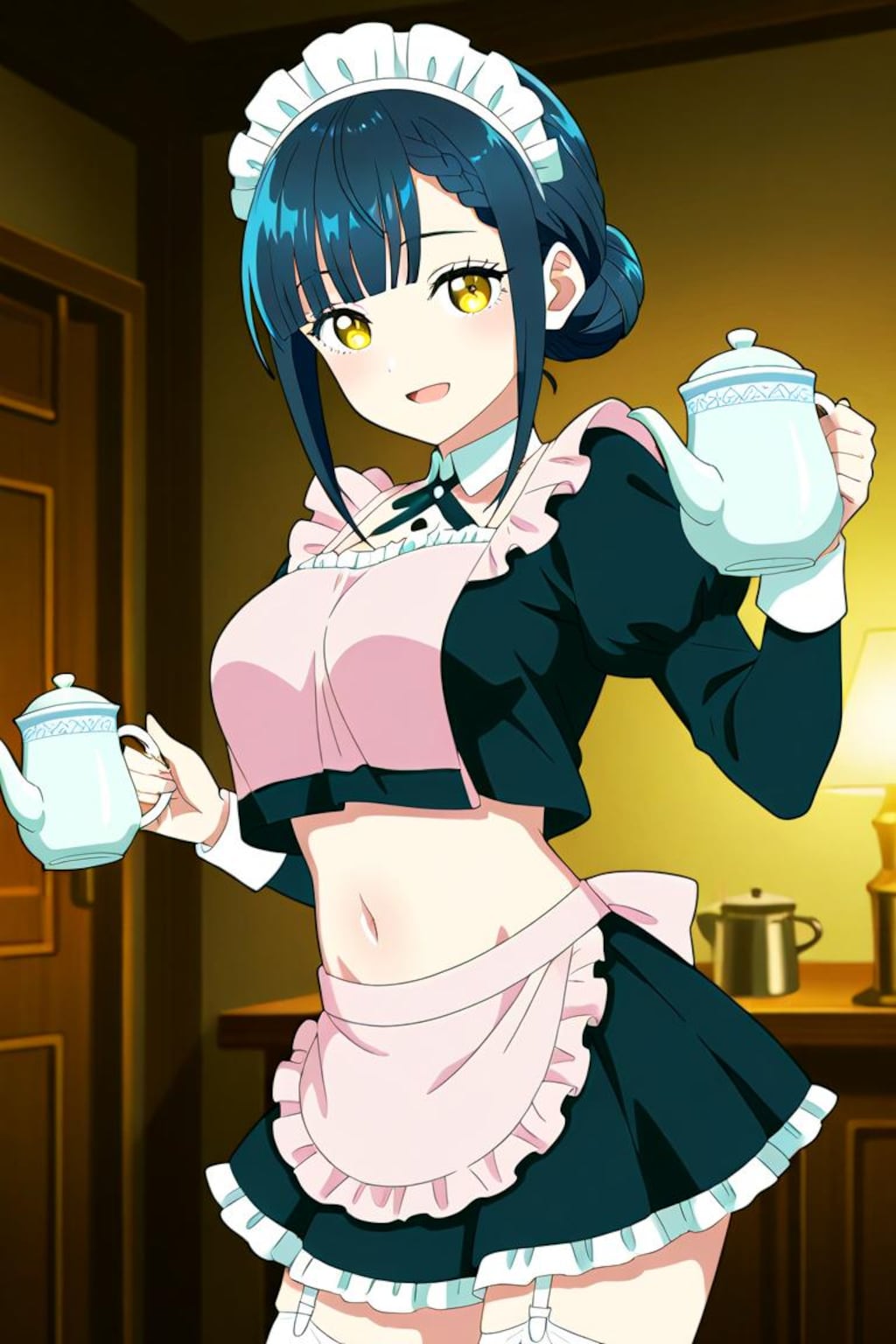 お茶淹れメイド