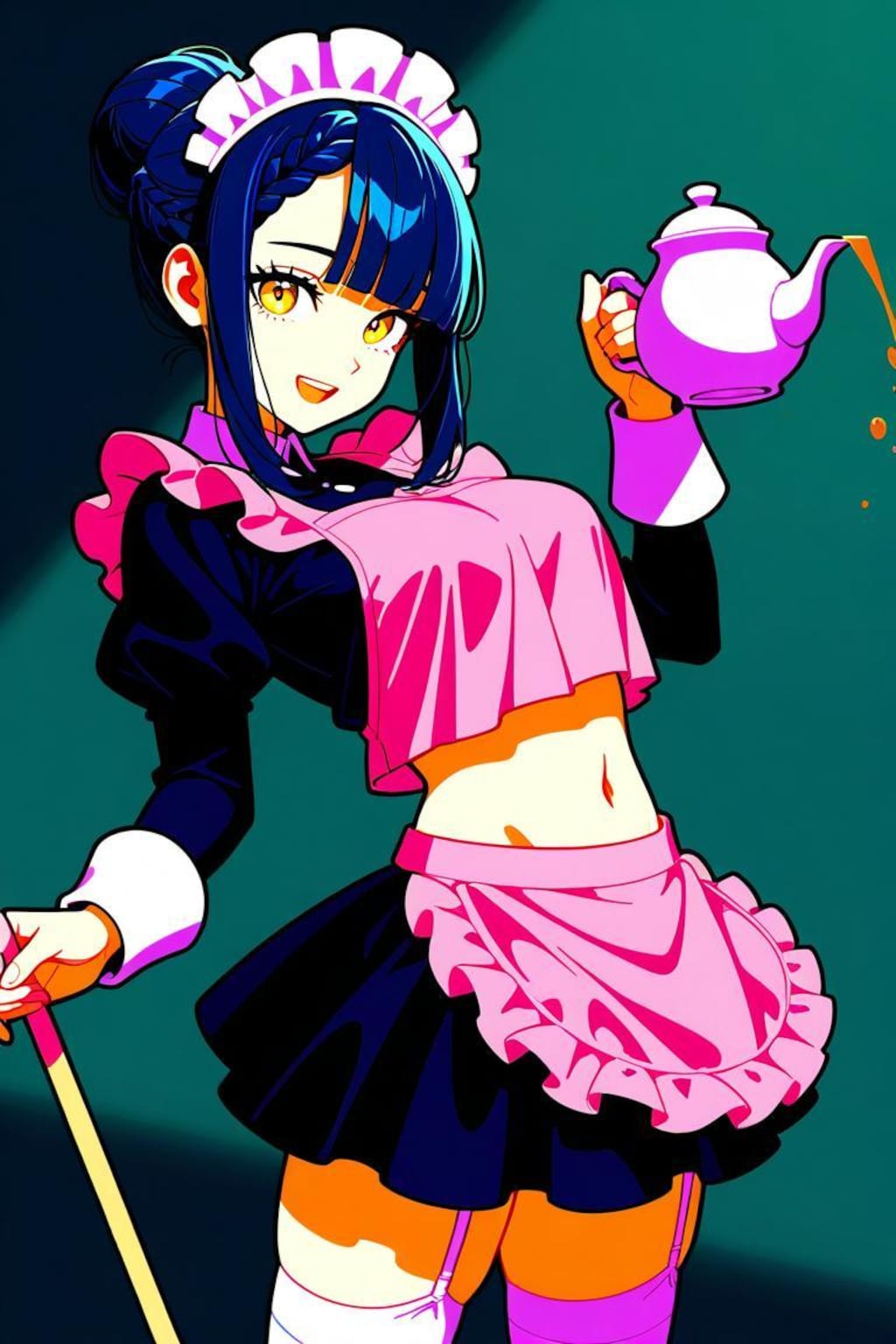 お茶淹れメイド