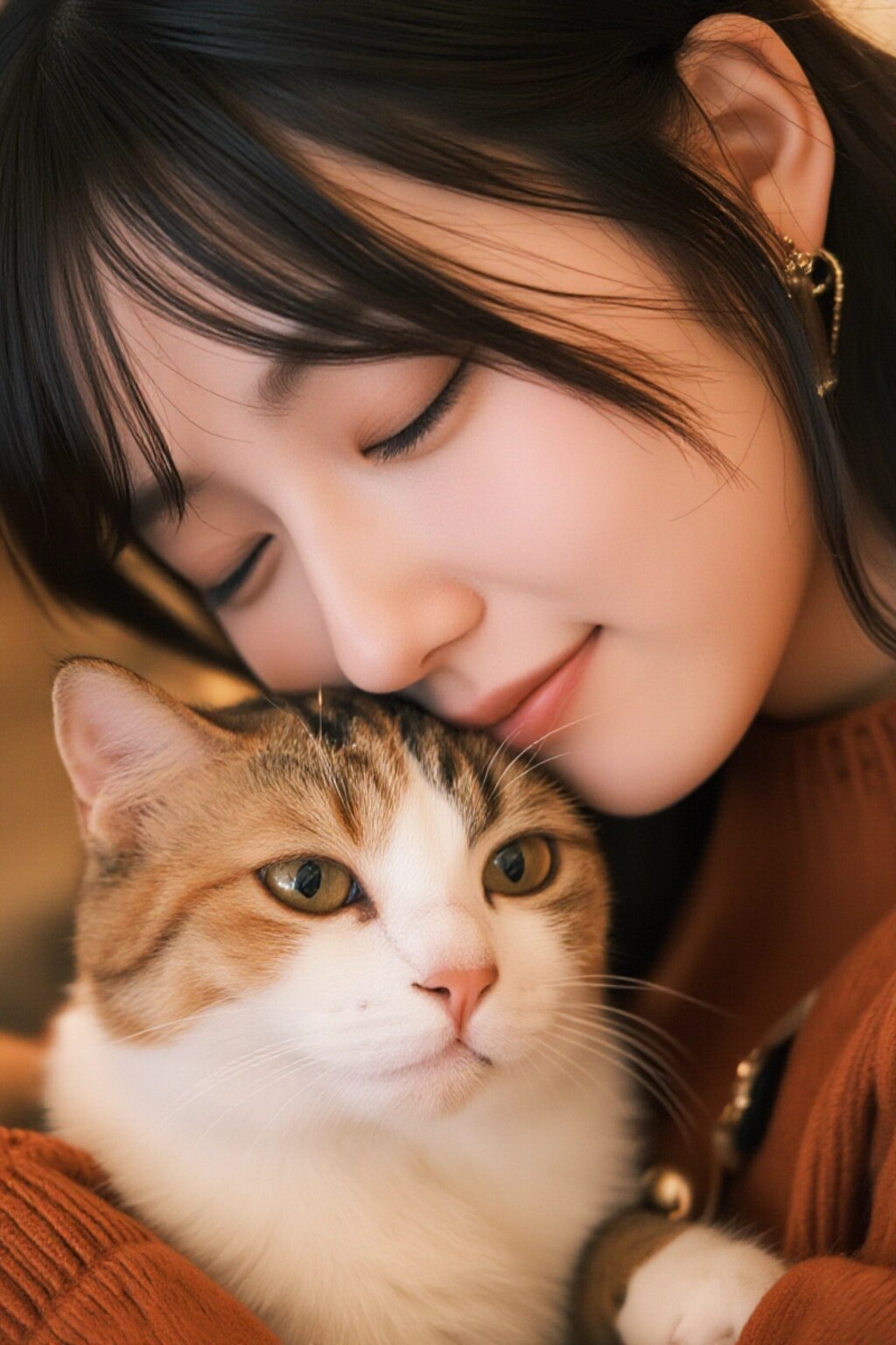 なでる