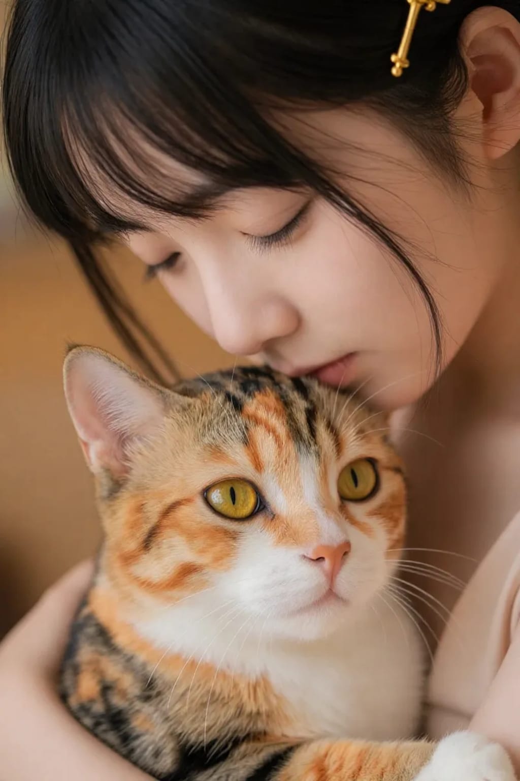 なでる