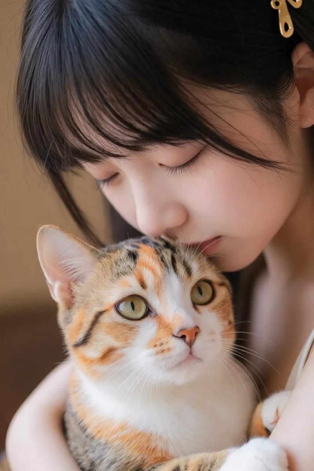 なでる