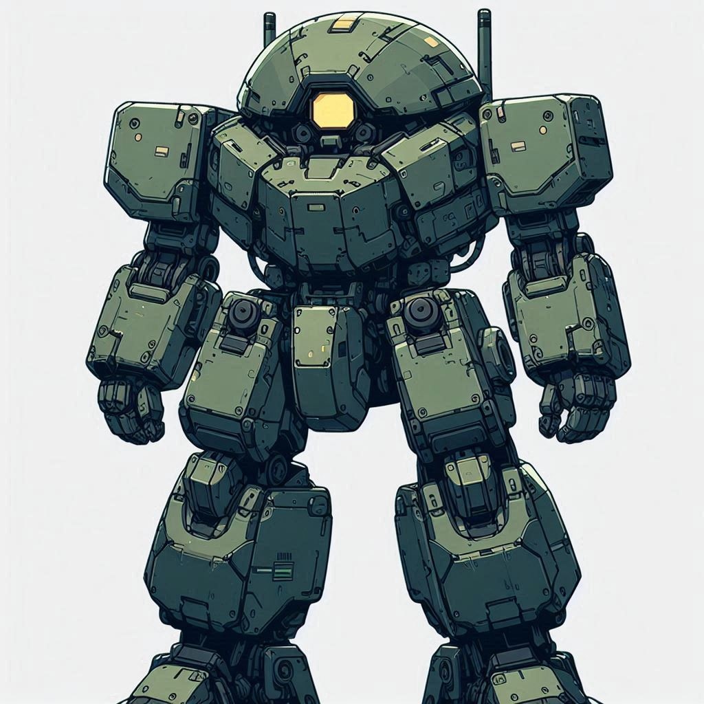 AIガチャ戦機 型落ち戦機 立ち絵＆フィギア／フィギアNanoBanana2編集バリエーション