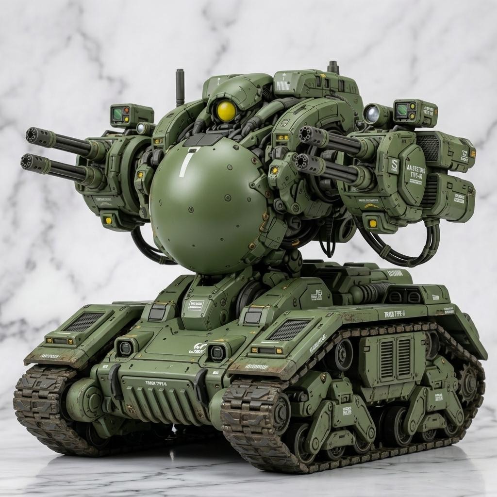 AIガチャ戦機 型落ち戦機 立ち絵＆フィギア／フィギアNanoBanana2編集バリエーション
