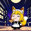 おピッツァはやっぱり最高やでぇ…✨✨🍕🦊 2枚目