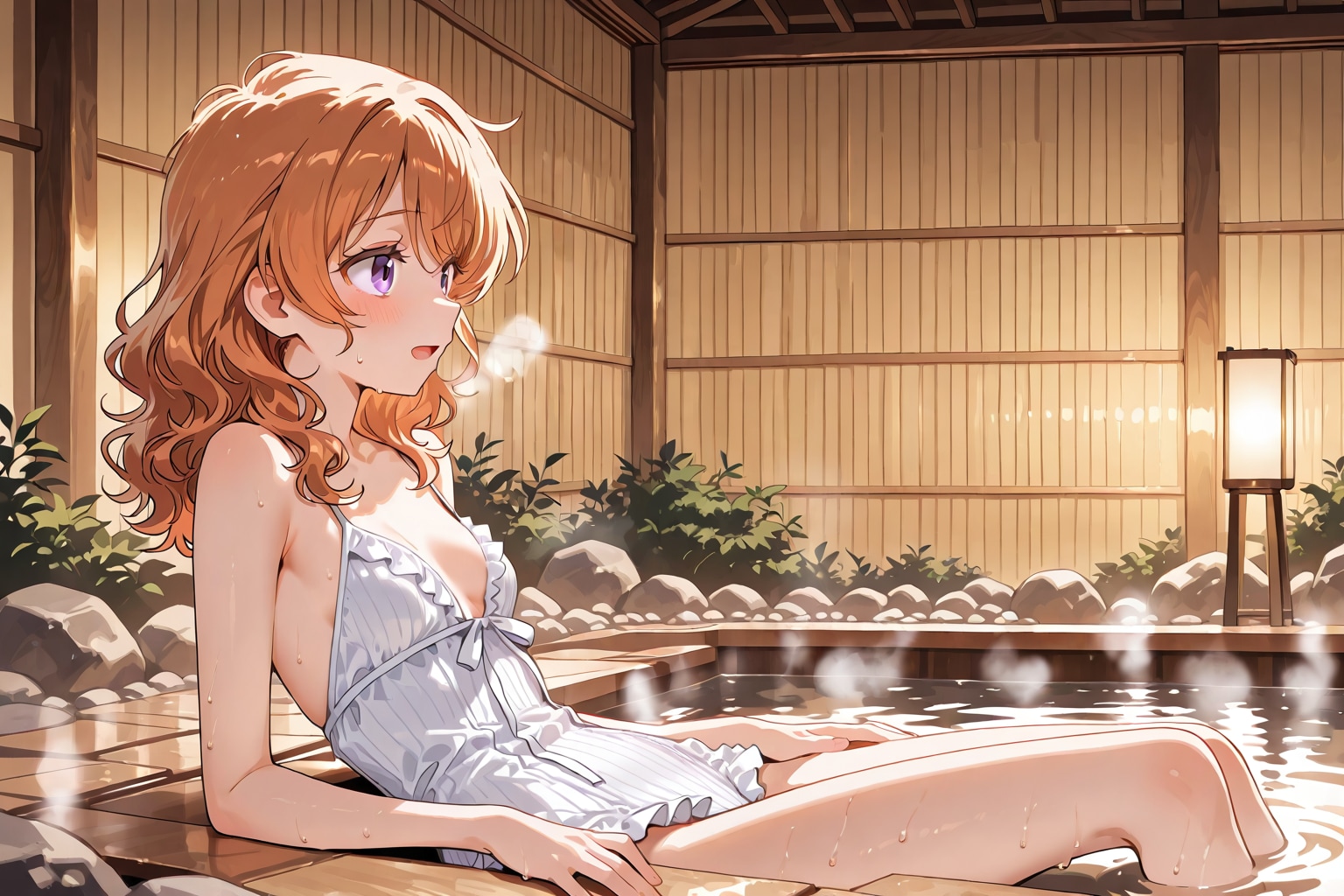 温泉 | の人気AIイラスト・グラビア