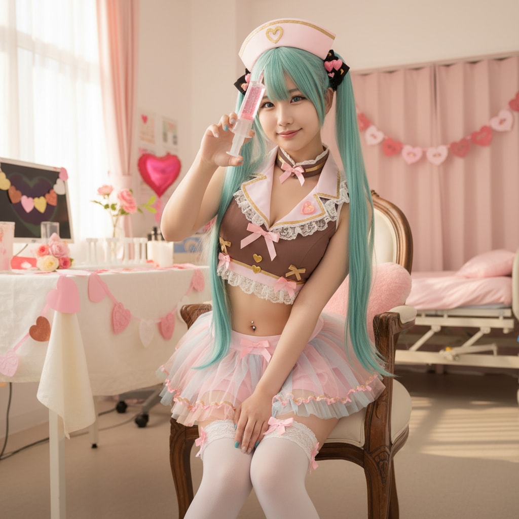 みどツイさん。バレンタインナース