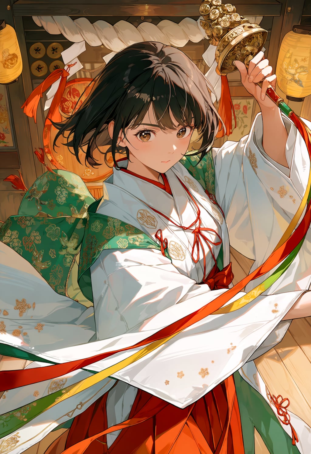 巫女舞奉納