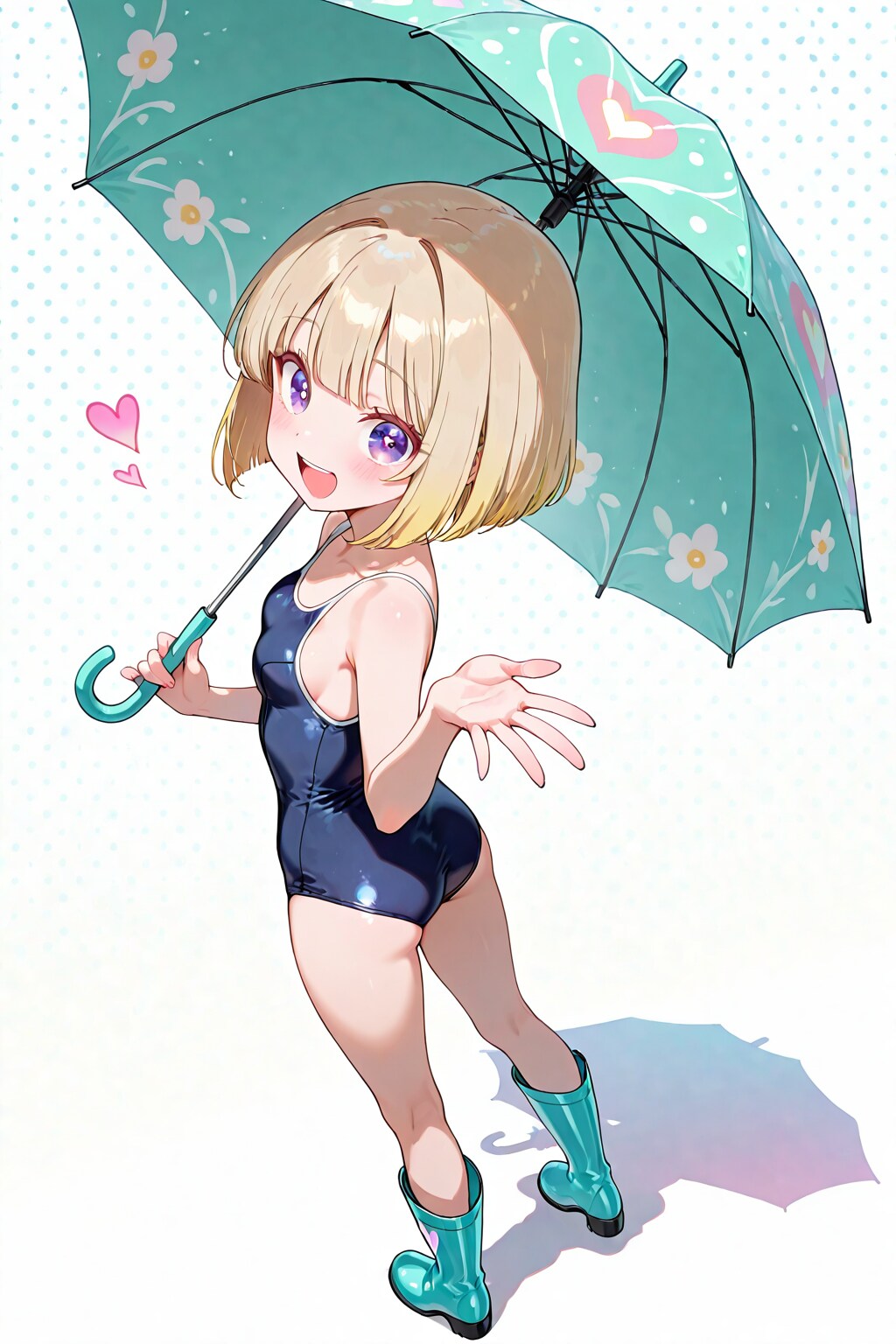 雨を楽しむアンブレラ①
