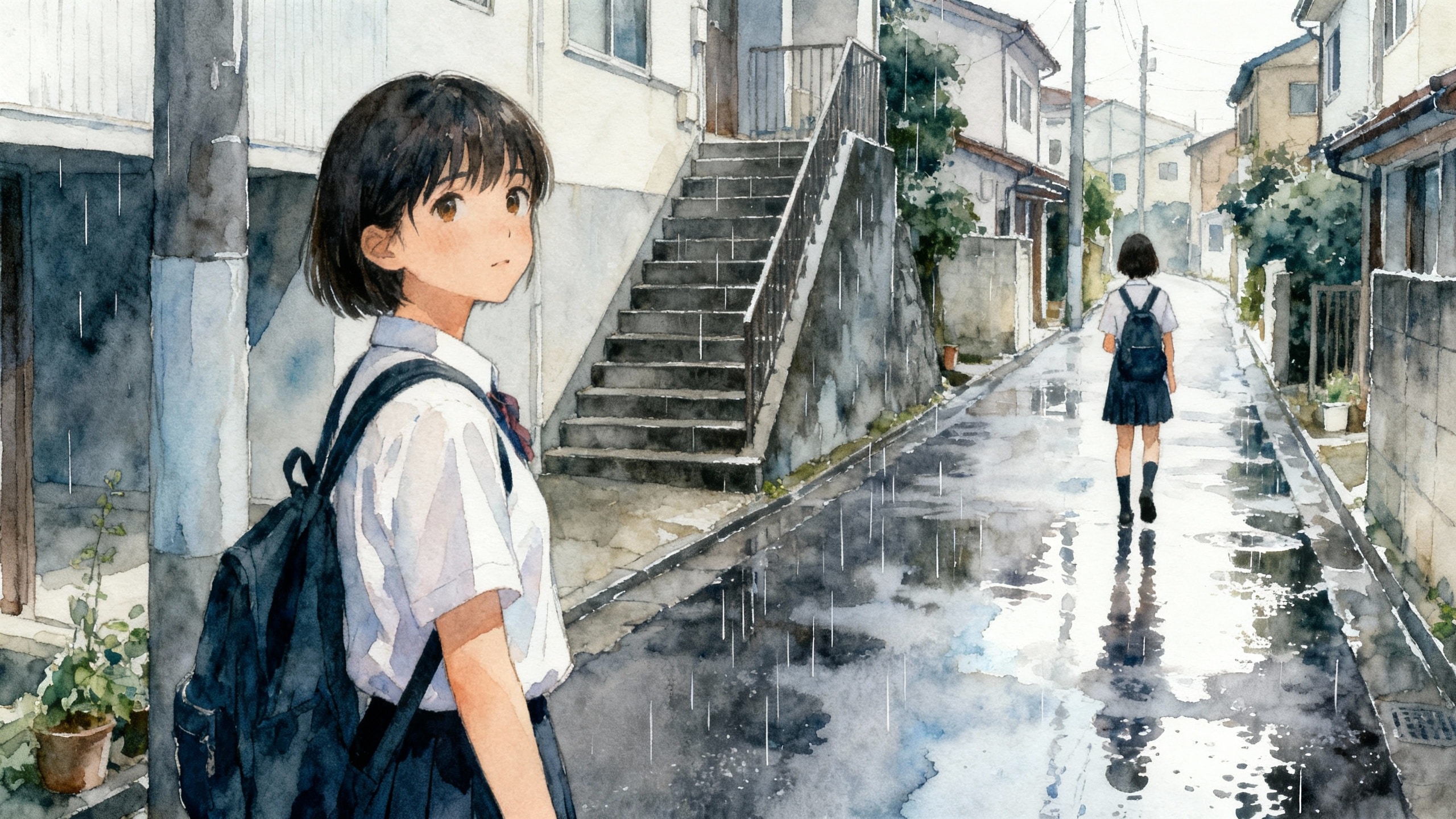 路地裏 | の人気AIイラスト・グラビア